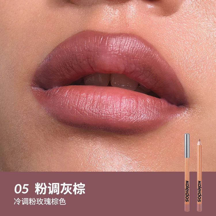 Kaleidos Lipliner,High Pigmented Lip Stick Pencil for Shaping Sculpting Lips,Velvet Matte Finish,Vegan Cruelty-Free