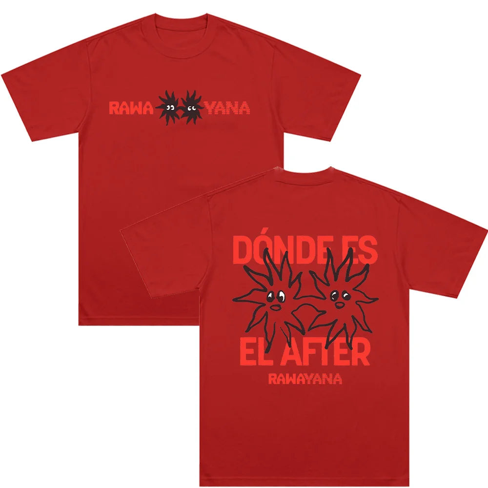 Rawa Yana T-Shirts Rawayana Band Album Merch Clothing Unisex Fashion High Quality Cotton Comfortable Loose Breathable Top Casual