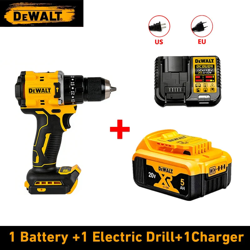 NEW 2026 DEWALT DCD805 Hand Impact Drill,20V Lithium Cordless,Brushless Power,Variable Speed Control,Lightweight Household Tool