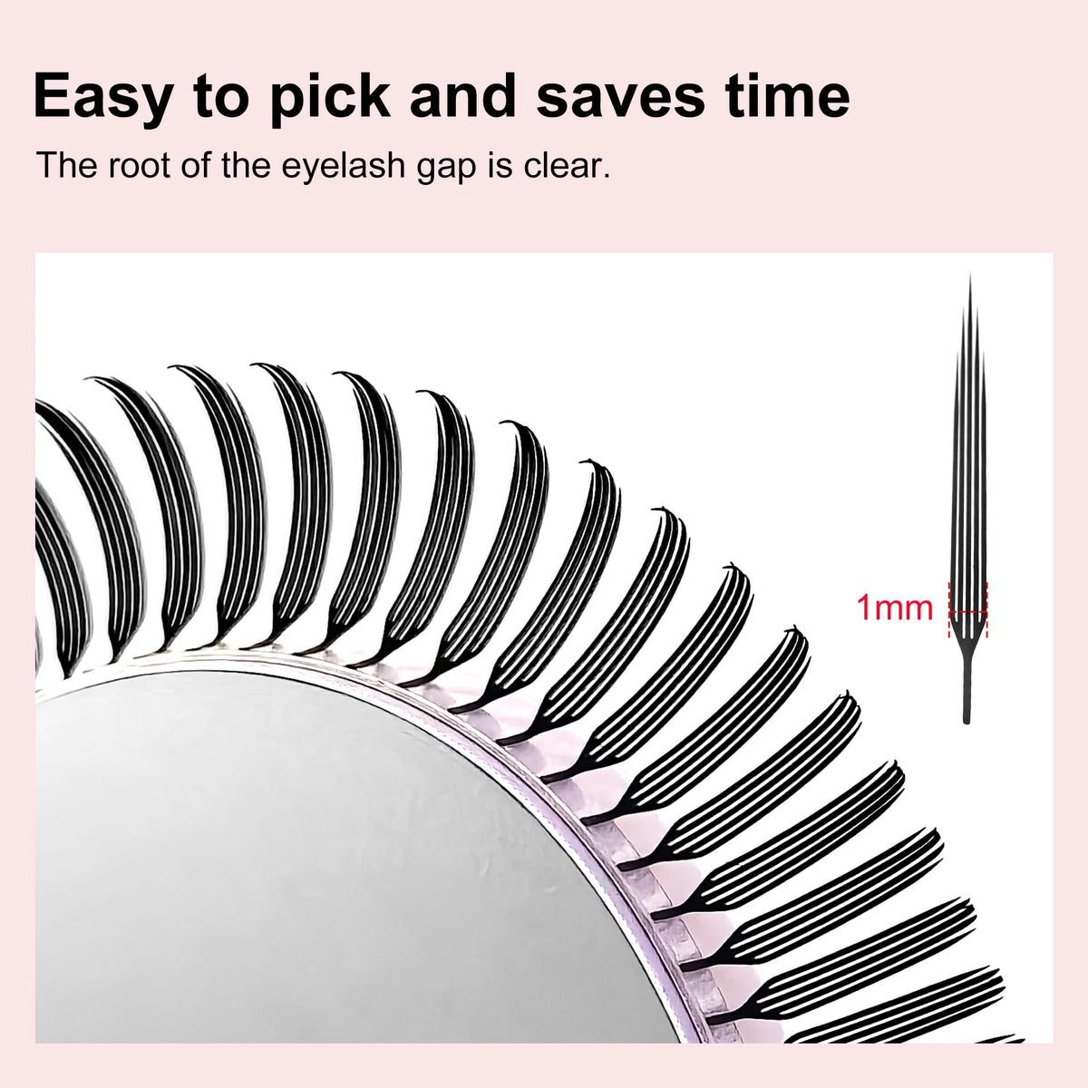 LAKANAKU Pointed Spikes Fibras Tecnologicas Pestañas Sharp Spike Flexible Light Lashes