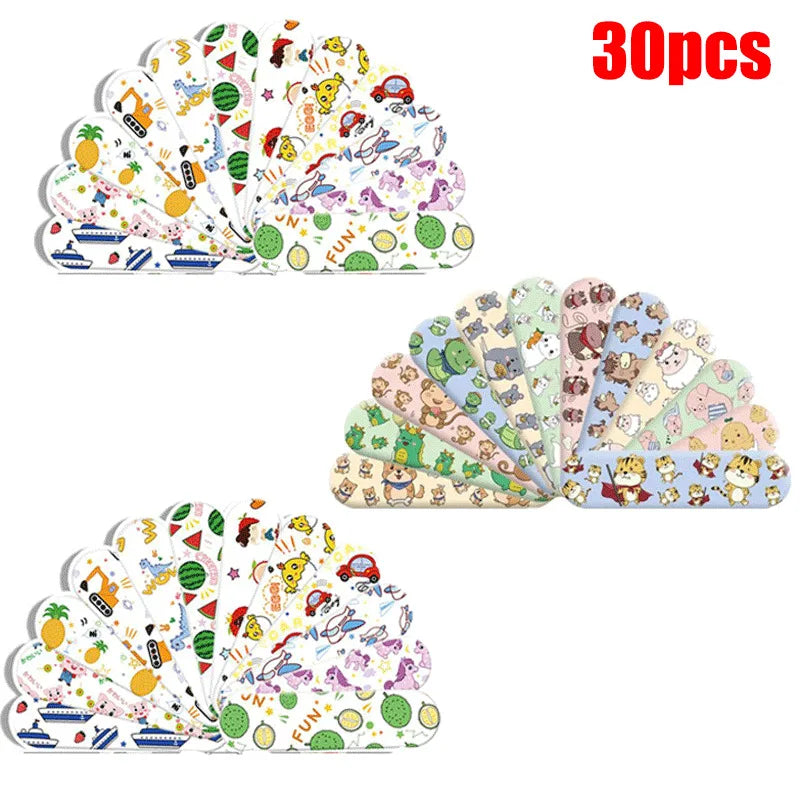 10-30pcs Transparent Band Aid Waterproof Wound Dressing Plaster Skin Patch Adhesive Bandages for Children Adults Plaster