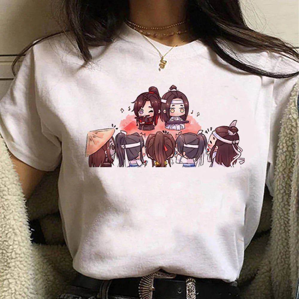 Mo Dao Zu Shi T-shirt for women, Japanese Harajuku Tee, female graphic clothing