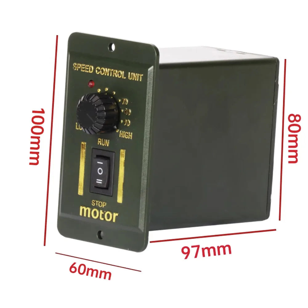 200W 250W Micro AC Motor Kit 220V Gear Motor Speed Forward and Reverse Controller+Single Phase Asynchronous Motor 50/60hz ForCNC