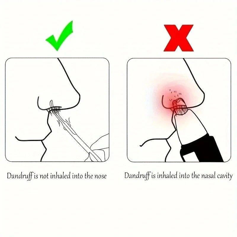 1PC Silver Mirror Light Black Round Head Safety Nose Hair Scissors Neutral Stainless Steel Scissors 2042