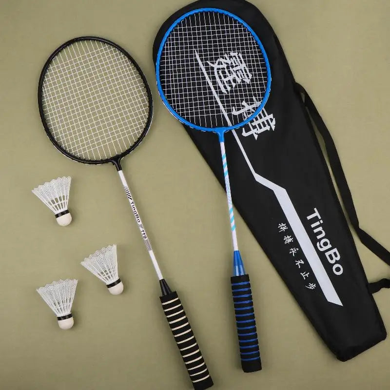1Set Badminton Rackets Professional Durable Leisure Sports Racquet Badminton Training Racket Set For Beginners