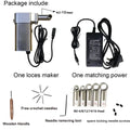 Dreadlocks Machine,Portable Automatic Dreadlock,with 6 Replacement Head6-16mm,Dreadlock Crochet Braiding Making Machine