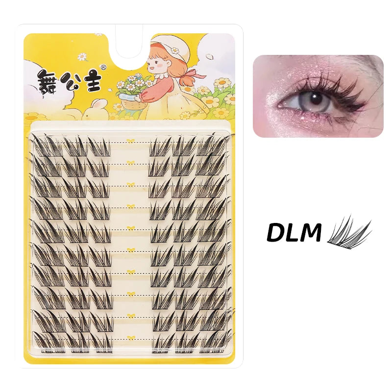10 Rows Individual Lashes DIY at Home Lash Extension Cluster Wholesale Natural Makeup Eyelashes