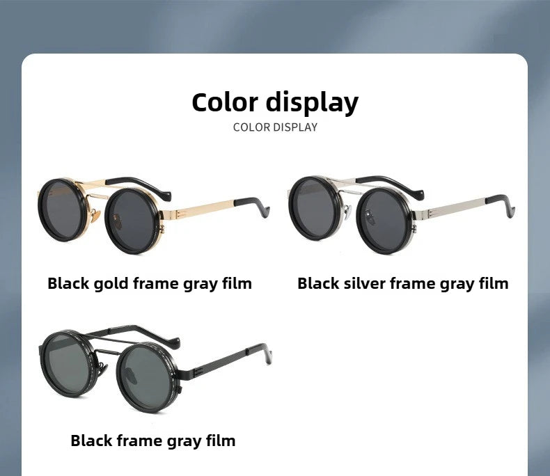 Polarized ND2 400 Adjustable Dimming Sunglasses UV Protection Metal Frame HD Lens for Mountaineering Cycling