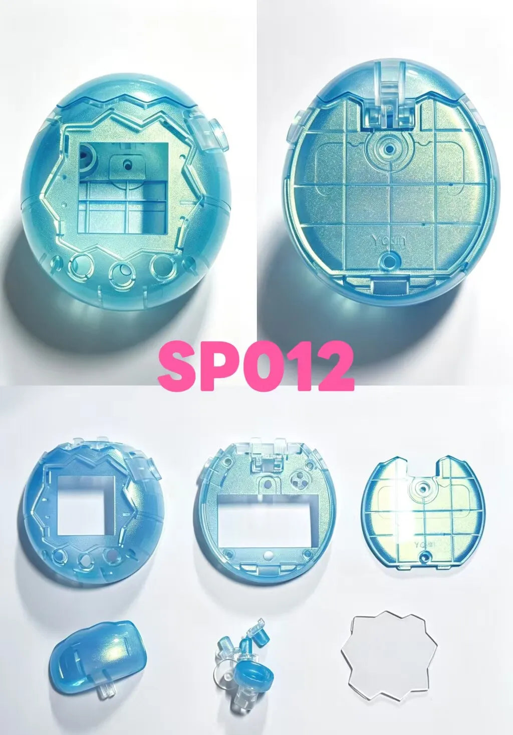 Tamagotchi Paradise Replacement Shell Spray Painted Transparent Protective Case For Electronic Virtual Pet Device