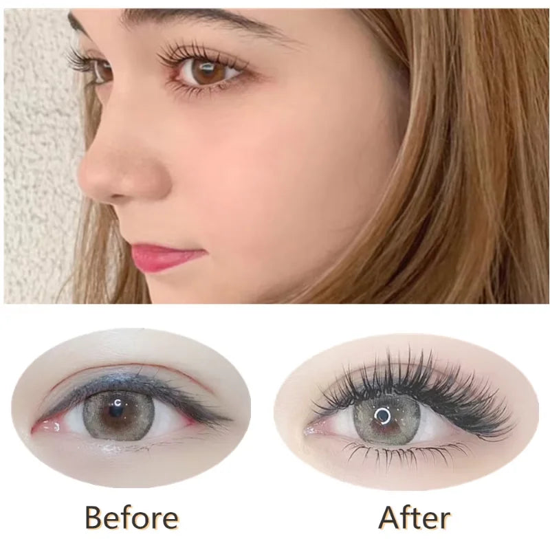 SENSE LASHES 6 Rows Lower Lashes 5-7mm Mix Individual Bottom Eyelashes Extension B Curl Natural Short Eyebrow Under Eyelash