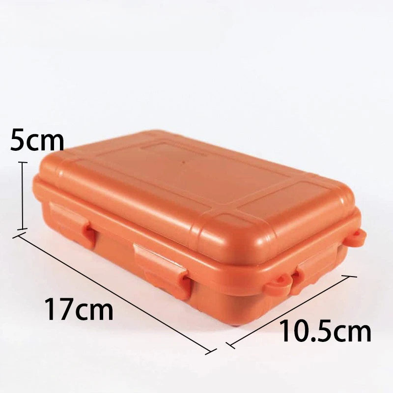 EDC Tool Box Outdoor Camping Survival Kit Shockproof Waterproof Case Sealed Box Outdoor Survival Storage Box Small