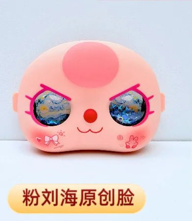 In Stock Baby Three 400% Bb3 Exquisite Quicksand Eye Replacement Part Cute Doll Accessoires Face Shell