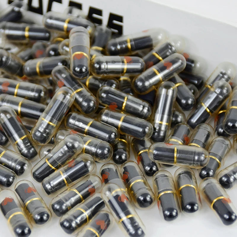 105pcs Message Capsules Love Pill with Roll Paper Blank Notes Wish Bottle Capsule Smile Heart Pills Wedding Valentine's Gifts