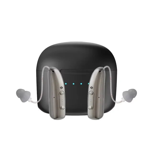 Hearing Aid for Deafness Self-Fitting OTC Hearing Aids Bluetooth Digital Sound Amplifier Portable Elderly Hearing Amplifier