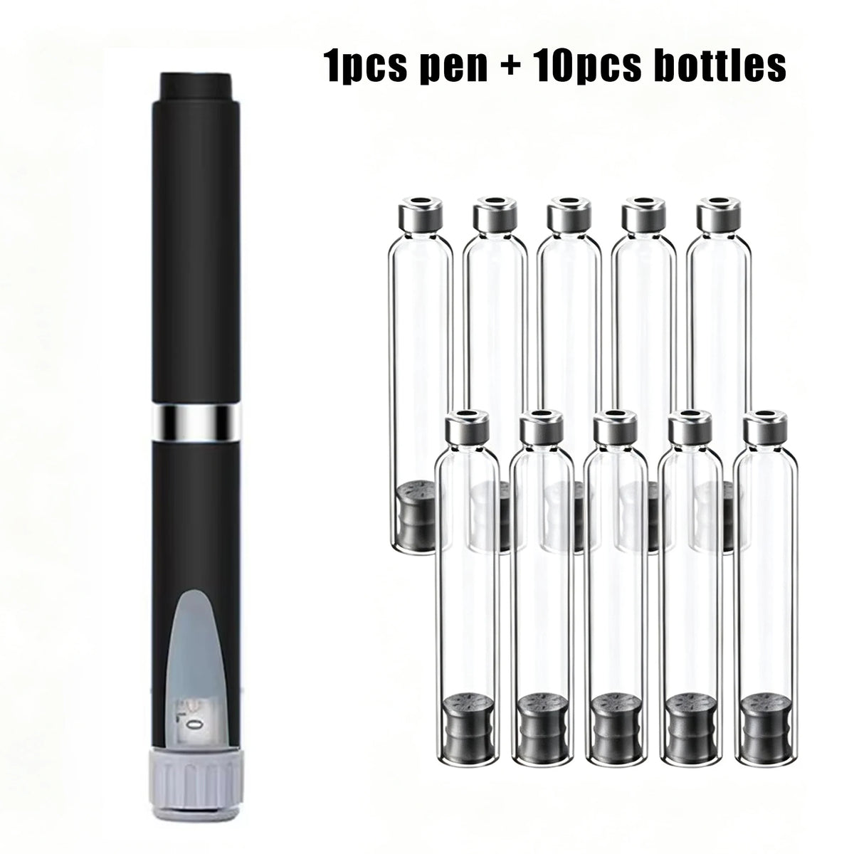 Home Use Professional Durable Insulin Injector Pen, Reusable Refillable Design, Dose Injection Pen, Perfect for 3Ml Cartridges