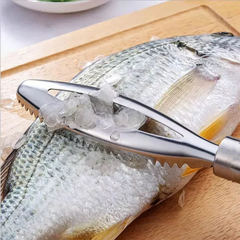 Multi-Purpose Kitchen Scraper, for Fish, Ginger, Crevices. 27cm, Pointed Tip, Versatile Tool
