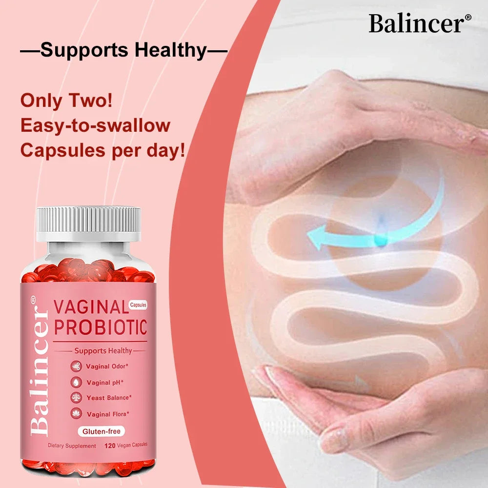 Women's Probiotics Capsules, for Digestive Support, Promotes Vaginal, Intestinal, Immune, Non-GMO & Gluten Free