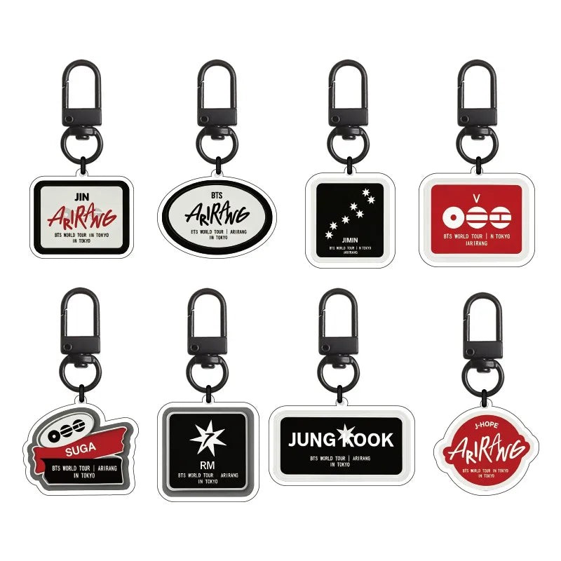 Arirang Tour Acrylic 2026 What Is Your Love Song Red Shoulder Bag
