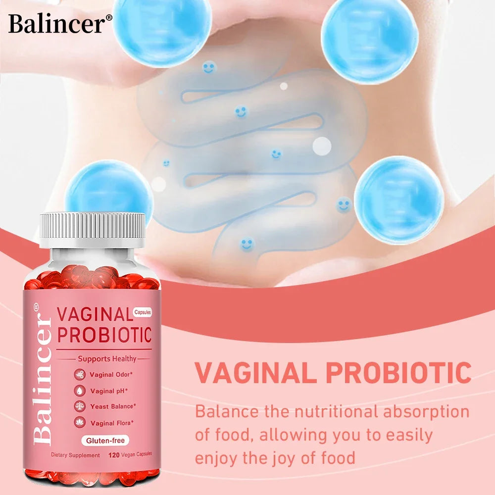 Women's Probiotics Capsules, for Digestive Support, Promotes Vaginal, Intestinal, Immune, Non-GMO & Gluten Free