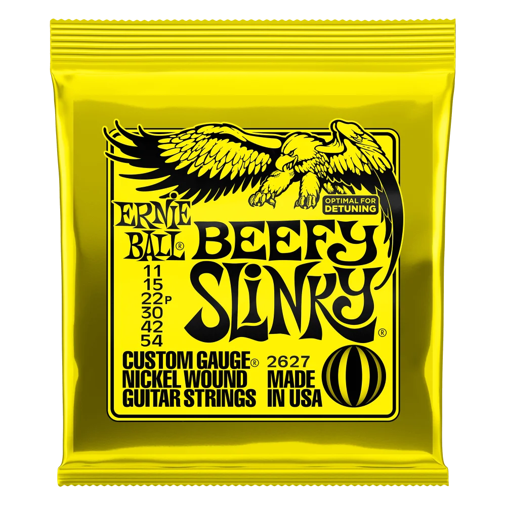 5pc/10pc Ernie Ball Slinky Nickel Wound Electric Guitar Strings – 7-Strings & 8-StringS Available