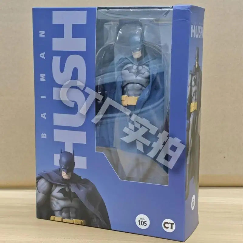 16cm Ct Factory Mafex Batman 105 Hush Comic Version Blue Dc Justice League Articulated Collectible Model Toy For Collectors