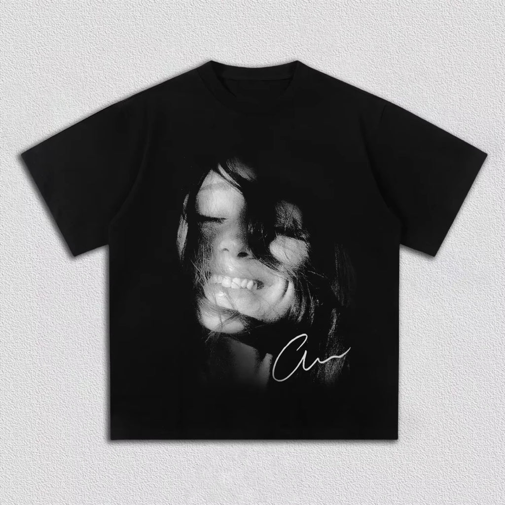 2026 Ariana Grande Petal Photo Merch 2026 T Shirt Cotton Unisex Men's T-Shirt Y2k Casual High-Quality Tour Exclusive Fans Tee