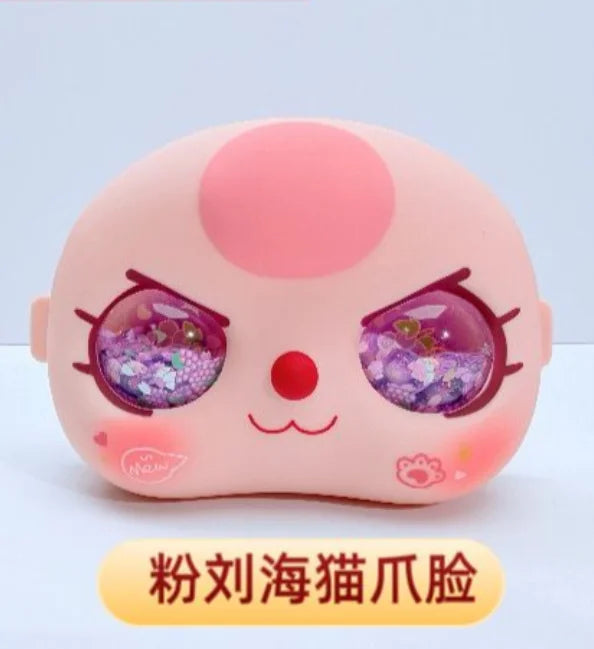 In Stock Baby Three 400% Bb3 Exquisite Quicksand Eye Replacement Part Cute Doll Accessoires Face Shell
