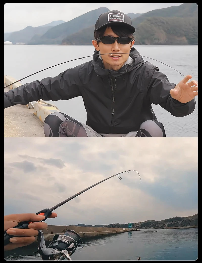 PURELURE SEABED Lightweight Long-Range Micro Bait All-Fuji Small Root Rod Spinning Casting Rod Bottom Probe Set Perch