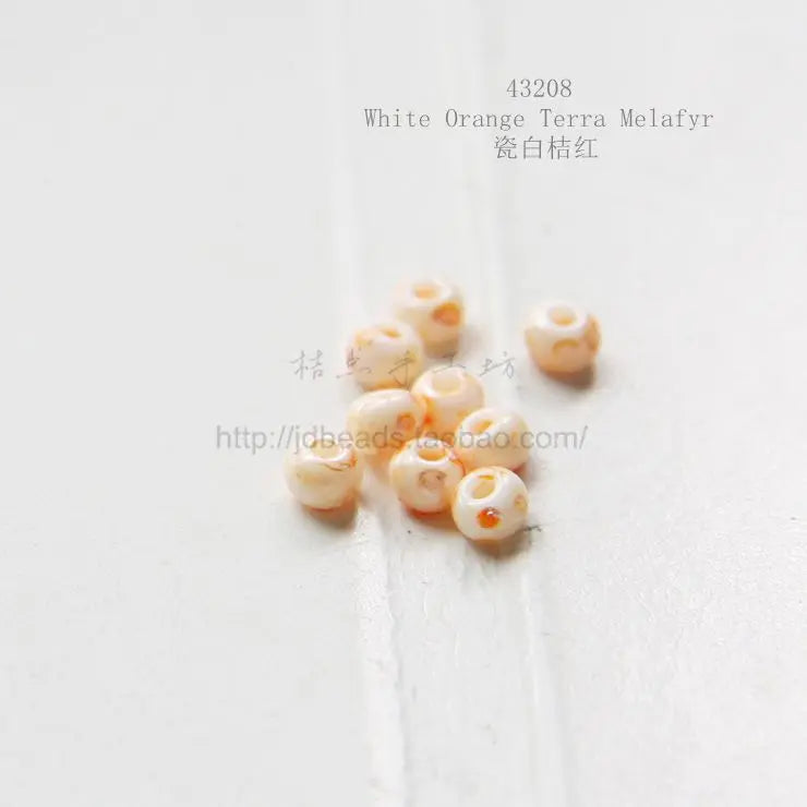 DIY Supply-10 Grams Czech Glass Preciosa 6/0 Seed Beads - Size 6 (6C3)