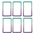 6-Pack Slab Guard for PSA Graded Cards TPU Slab Protector Graded Guard Bumper Guard Gradient Color Glitter Limited Edition