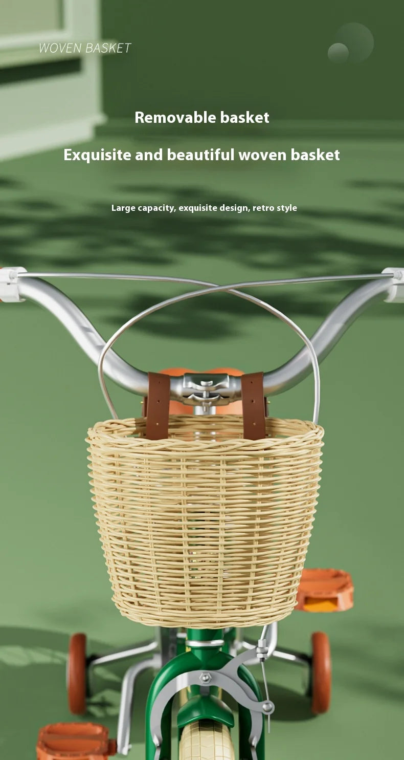 Children's bicycle with auxiliary wheels 12-14-16-18-20 inches