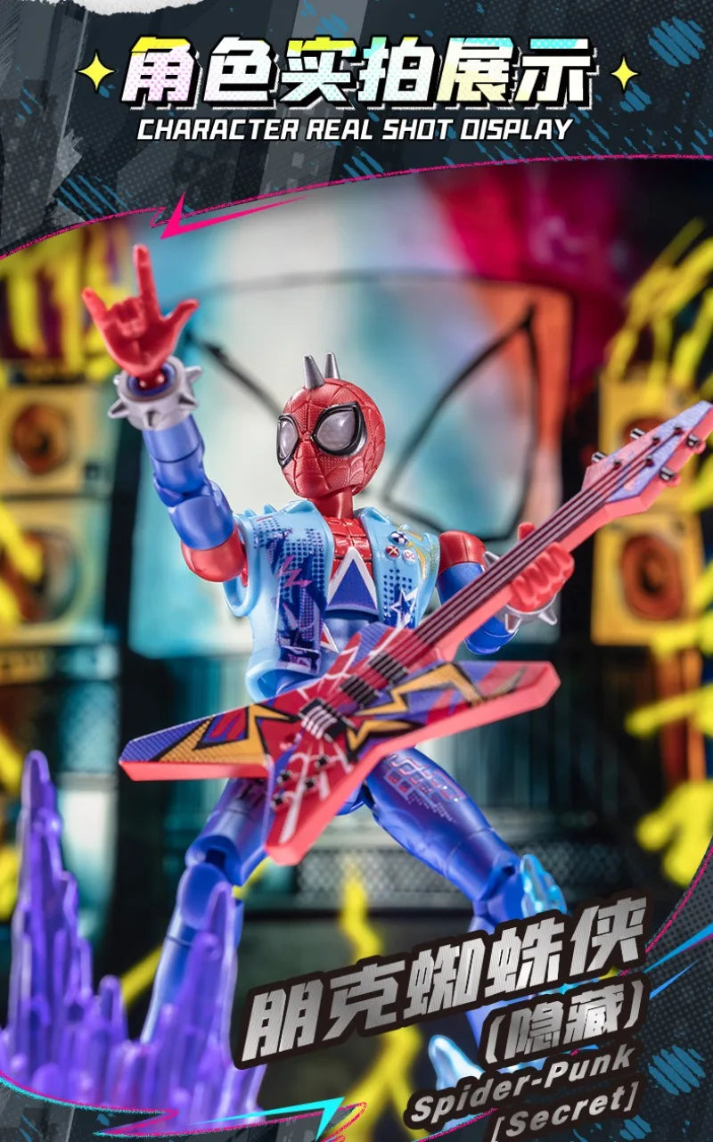 In Stock BLOKEES Marvel Comics Star Edition GV01 GV06 Spider-Man Scarlet Spider Shocker Splicing Toy Model Collection Gift