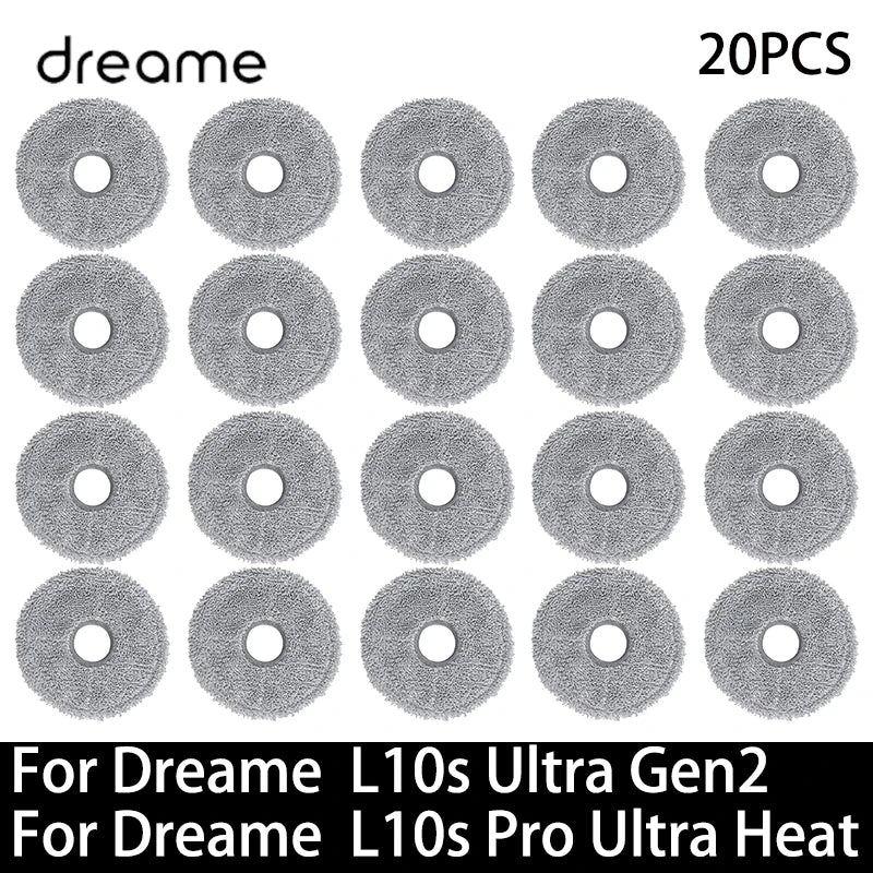 For Dreame L10s Ultra Gen2 / L10s Pro Ultra Heat Vacuum Cleaner Replacement Accessories Main Side Brush HEPA Filter Mop Dust Bag