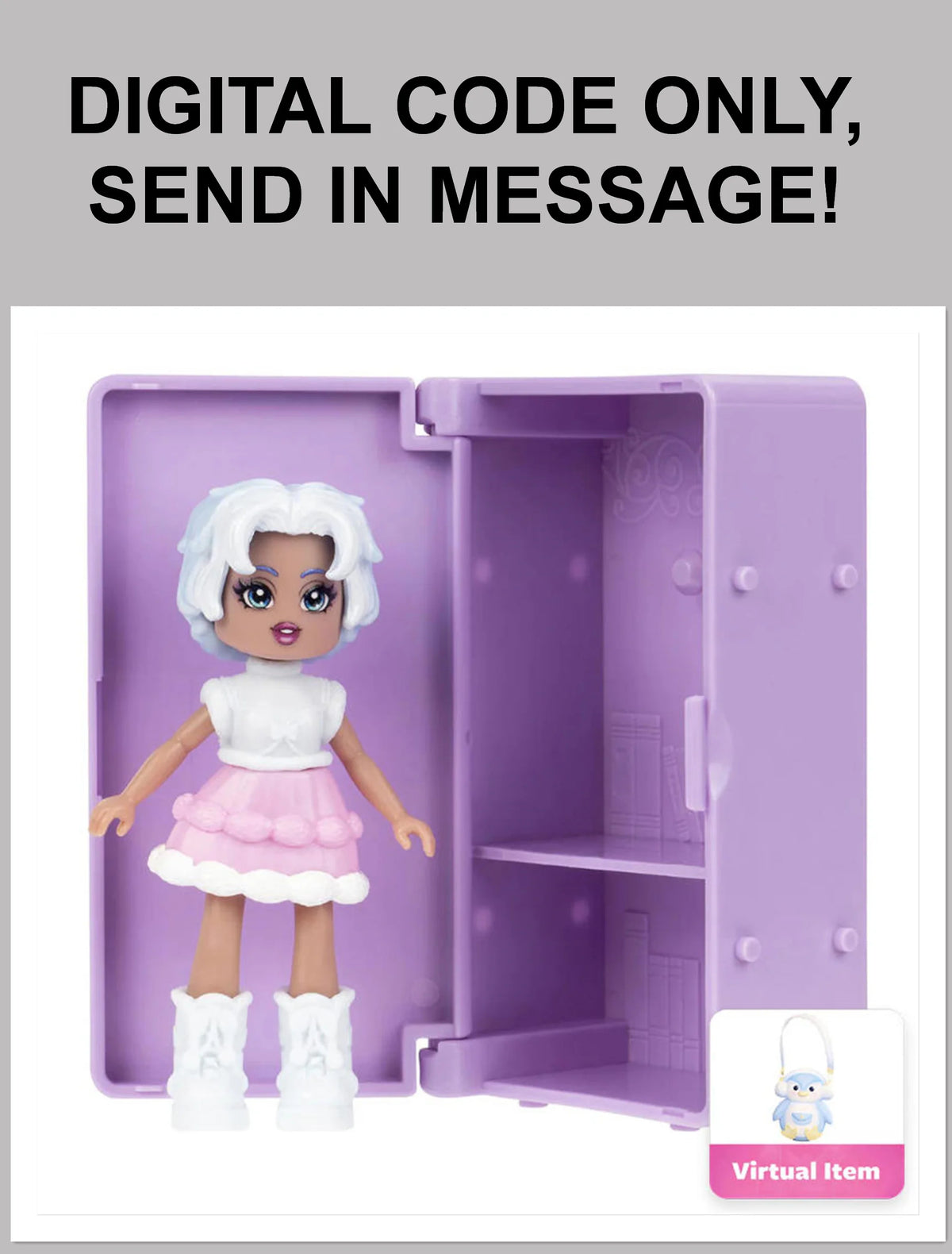 * DIGITAL CODE ONLY* Royale High Surprise Locker DOLL TOY DLC CODE Virtual Item  Mystery Friends