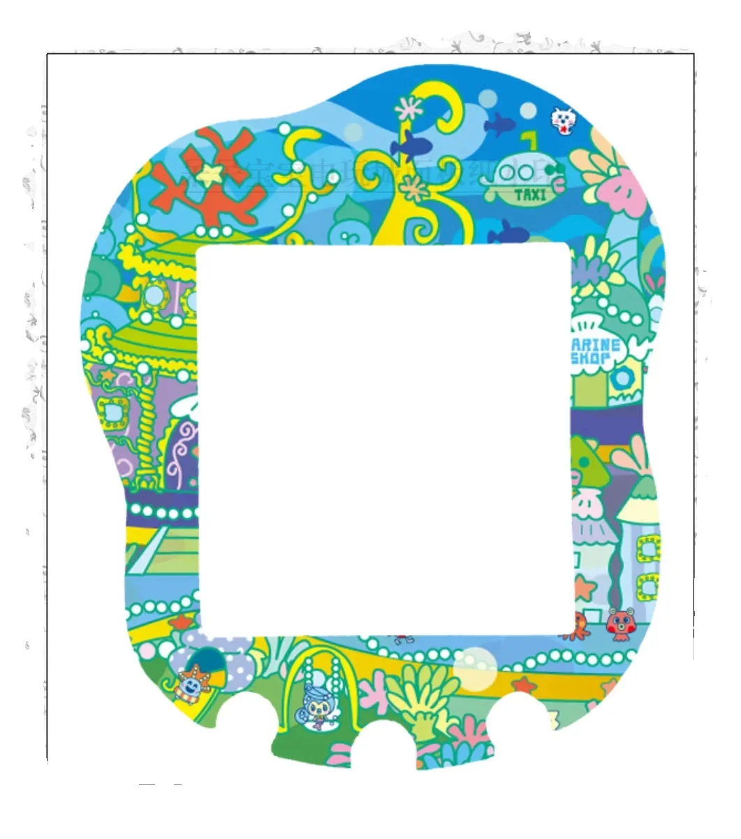 Bandai Tamagotchi Uni Electronic Pet Color Panel Film Panel Paper Soft Film Directly Paste  The Machine Without Disassembling It
