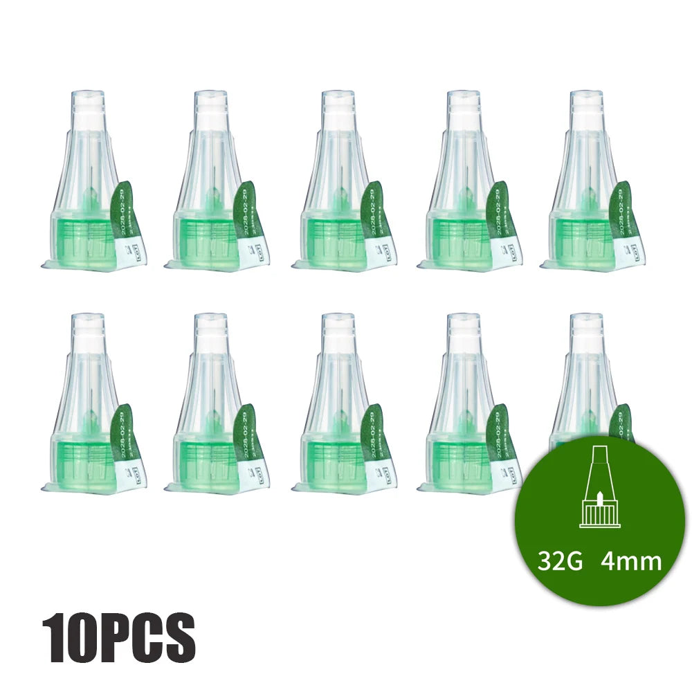 10Pcs-100Pcs Insulin Cartridges For Lilly Insulin Injection Pen Individual Packaging Medical Insulin Pen Tip 32G 4mm
