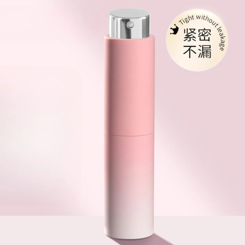 Refillable Portable Perfume Atomizer High End Travel Perfume Bottle With Rotating Press Spray And Leak Proof Design For DailyUse