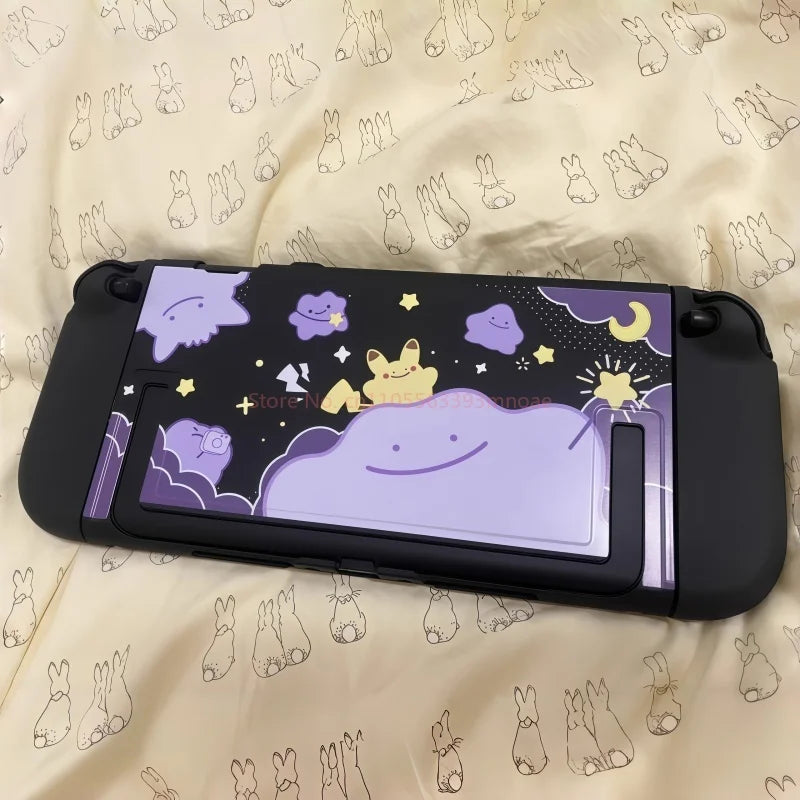 Switch Ns2 Hard Shell Protective Case For Cute Anime Character Pattern Handheld Game Console Accessories Periphery Joystick Cap