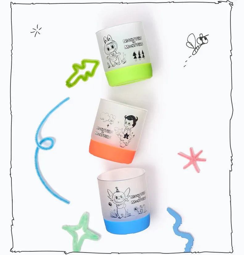 Genuine POP MART Anime Periphery THE MONSTERS LABUBU 10th Anniversary Series Mini Cup Blind Box Home Decor Desktop Birthday Gift