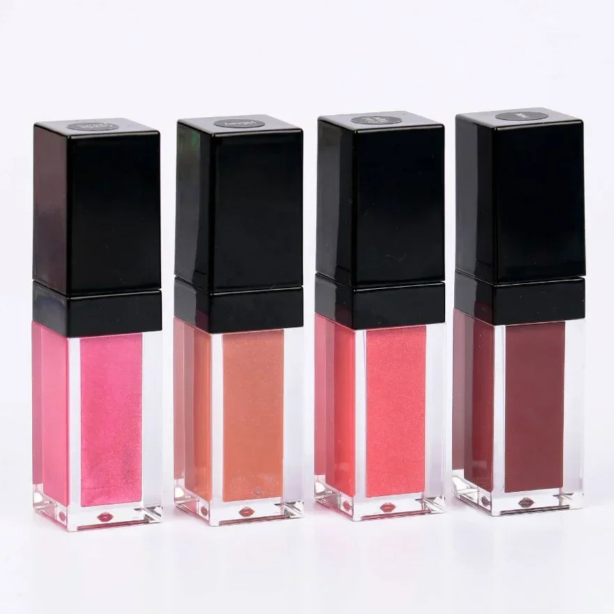 High Pigment No Logo Lip Gloss Custom Packaging Makeup Lipgloss Vegan New Arrival Lip Gloss