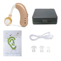 Battery Adjustable Tone Hearing Aid Rechargeable Ear Hearing Amplifier Hearing Aids Device for Elderly Hearing Loss Lightweight