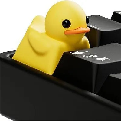 1PC Cute Duck Personalized Resin KeyCap Cartoon Decoration Gaming Key Cap for Cherry Mx Switch Gamer Mechanical Keyboard Gift