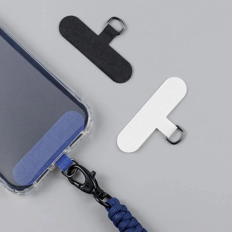 10/5/1Pcs Universal Tpu Mobile Phone Anti-lost Lanyard Card Gasket Nylon Detachable Phone Hanging Cord Strap Patch Tether Pad
