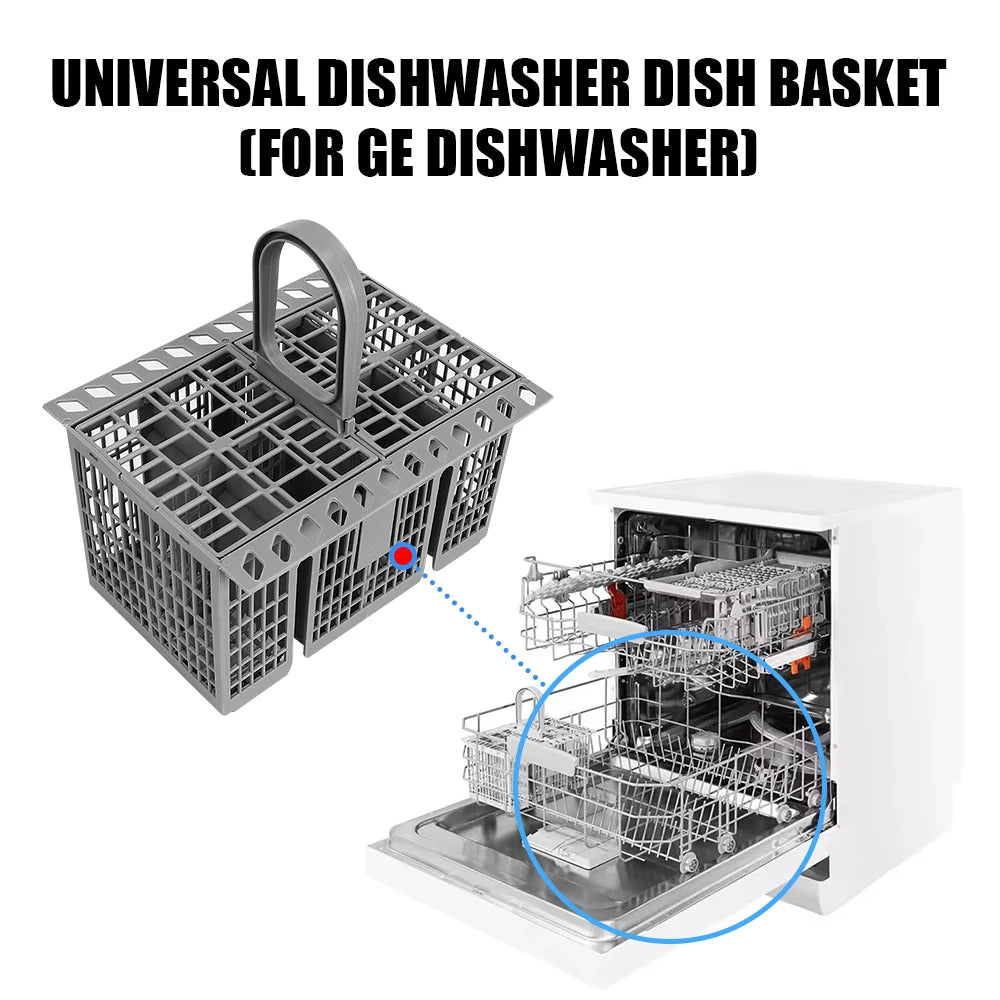 Detachable Dishwasher Cutlery Basket Portable Tableware Fork Spoon Cutlery Storage Kitchen Multifunctional Dishwashing Tools ﻿