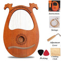 16 String Harp Beginner Children Portable Lira Harp Professional Wooden Chinese Small Harps Handmade Handheld String Instruments