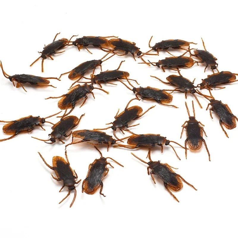 1/10/20pcs Funny Fake Cockroach Toys Halloween Decoration Jokes Pranks Novelty Tricks Simulation Party Decoration 할로윈 코스프레