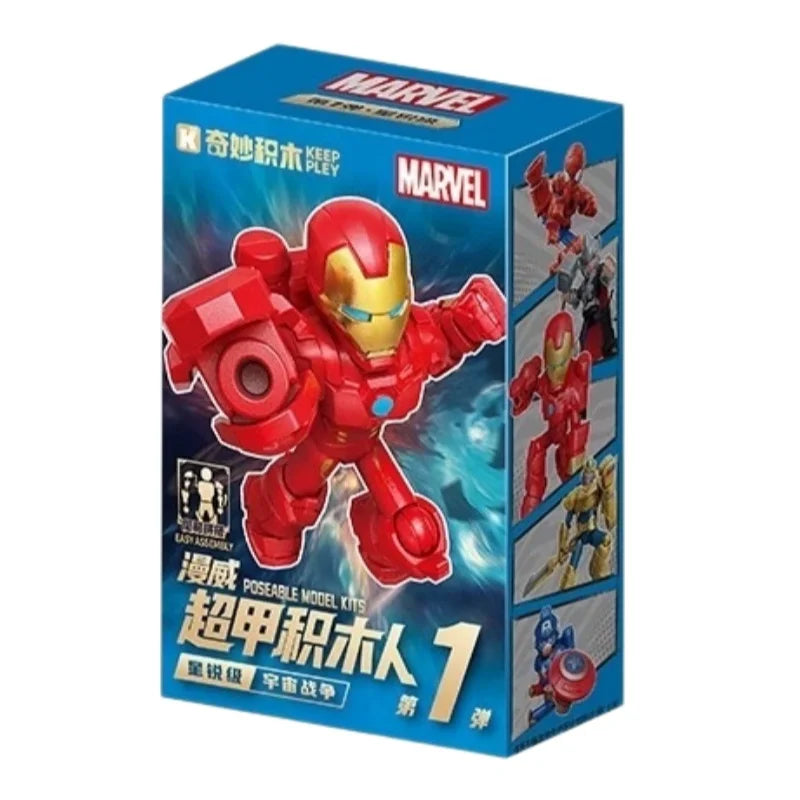 Keeppley Marvel Zero Unlimited Edition Building Block Man Multi Universe Spider Man Assembly Model Iron Spider Ornament Toy Gift