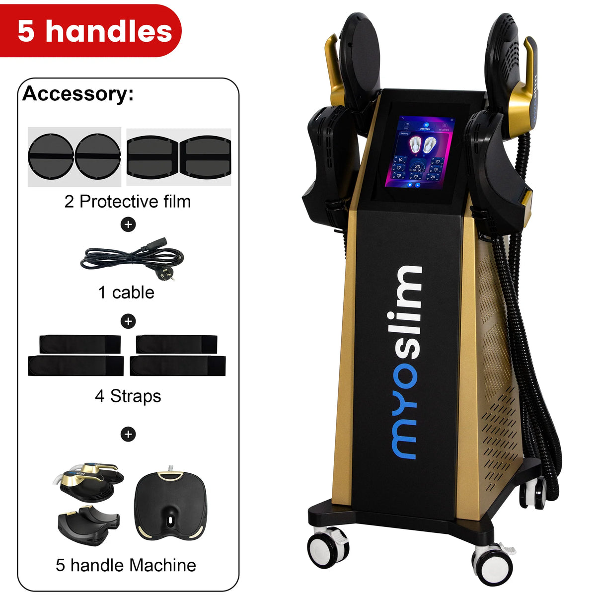 MyoSlim 6500W RF EMS Body Sculpting Machine  Technology  Professional Fat Burning & Muscle Toning Equipment