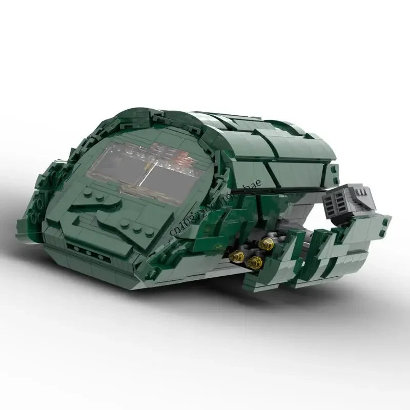 1829PCS Game movies Stargate Series MOC Atlanting Spacegate Puddle Jumper model DIY creative ideas ChildToy Assembly Puzzle Gift