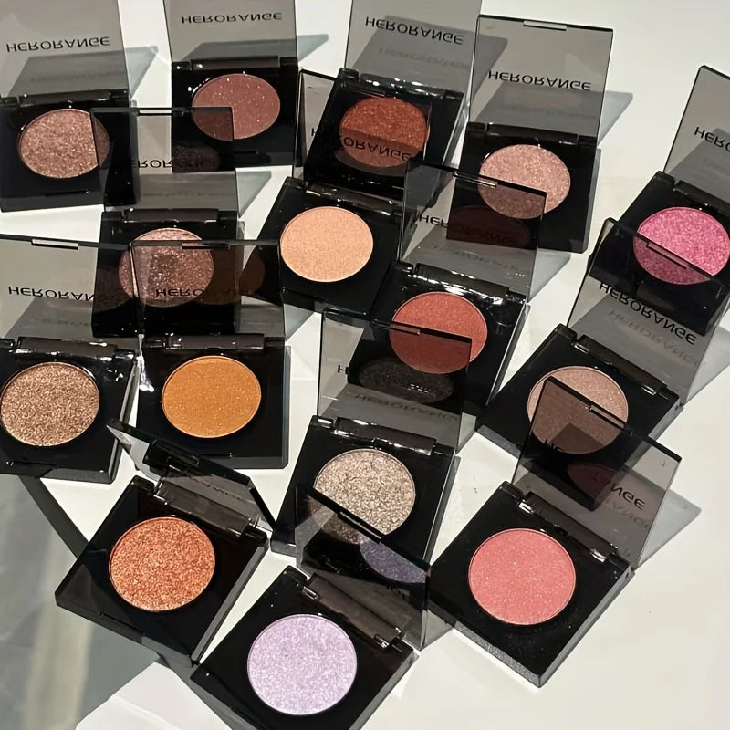 Herorange Pearl Eyeshadow Fine Shimmer Pigmented Non Clumping Brightening Highlight Beginner Friendly